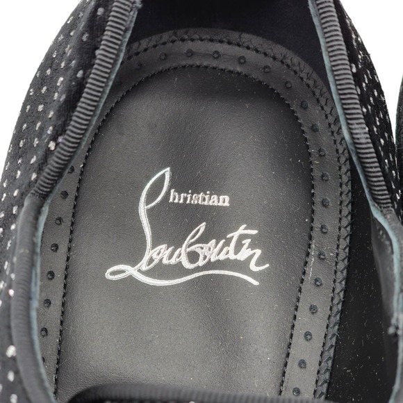 Christian Louboutin Greggyrocks Studded Velvet Oxfords 41.5 (8.5) $1345 - Picture 5 of 5